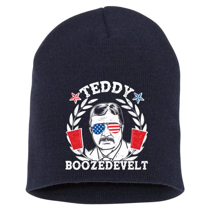 Teddy Boozedevelt USA Beer Party Short Acrylic Beanie