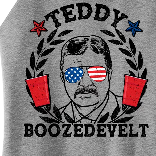 Teddy Boozedevelt USA Beer Party Women’s Perfect Tri Rocker Tank