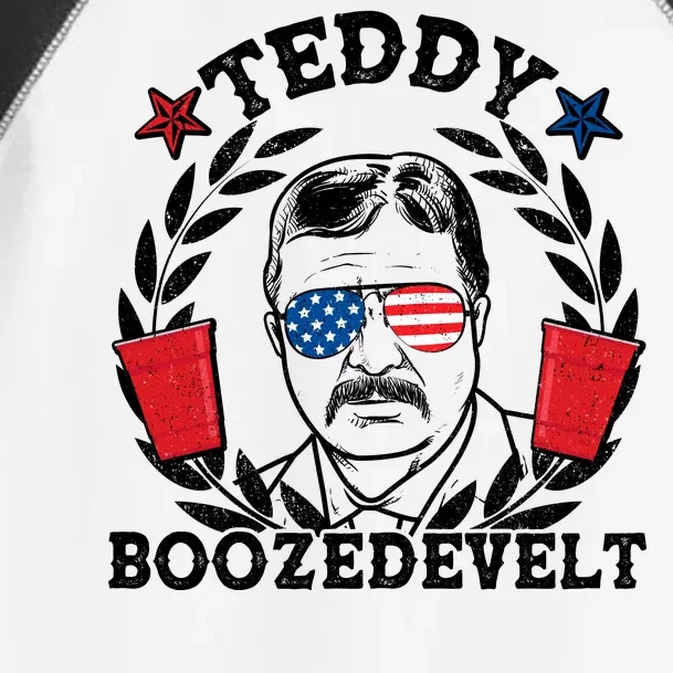 Teddy Boozedevelt USA Beer Party Toddler Fine Jersey T-Shirt