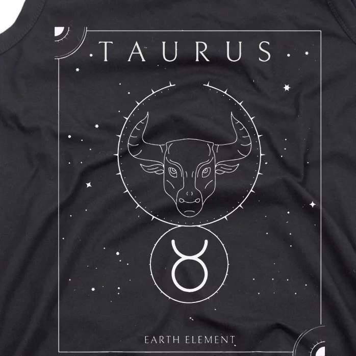 Taurus Earth Element Zodiac Tank Top