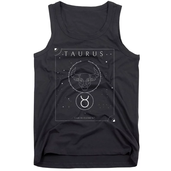 Taurus Earth Element Zodiac Tank Top