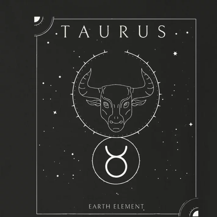 Taurus Earth Element Zodiac Toddler Long Sleeve Shirt