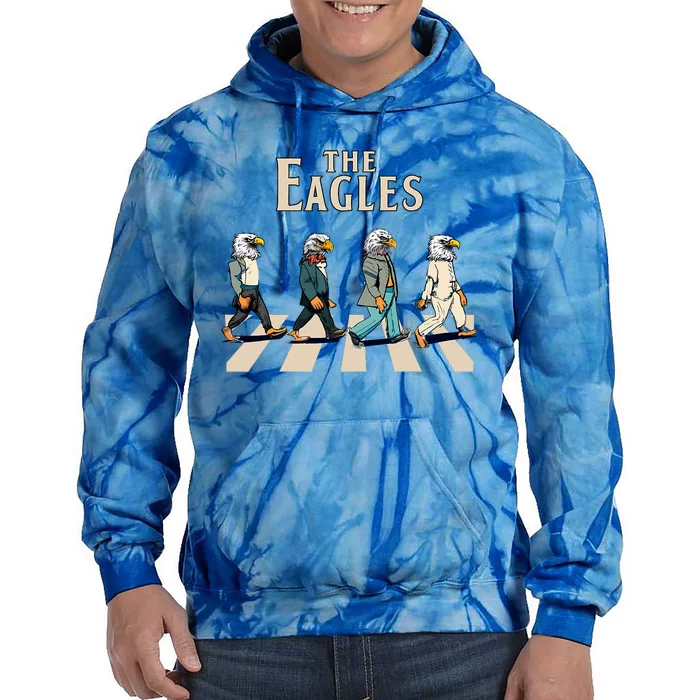 The Eagles_ Eagles Flying Birds Inspirational Music Bands Tie Dye Hoodie