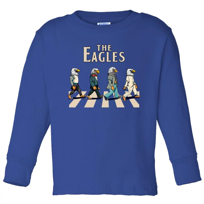 The Eagles_ Eagles Flying Birds Inspirational Music Bands Toddler Long Sleeve Shirt