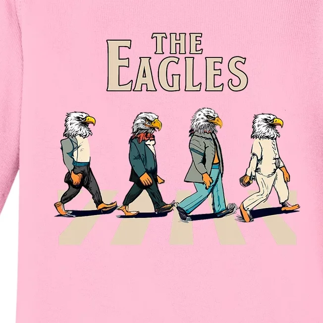 The Eagles_ Eagles Flying Birds Inspirational Music Bands Baby Long Sleeve Bodysuit