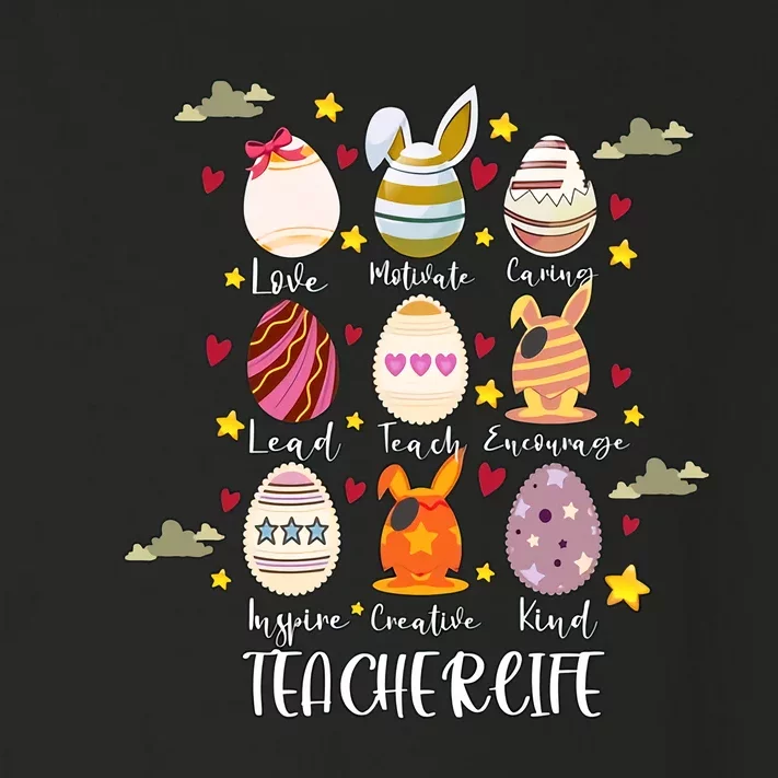 Teacher Egg Easter Day Teacher Life Cute Teacher Life Gift Idea Toddler Long Sleeve Shirt