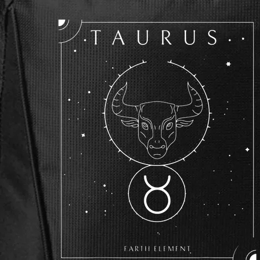 Taurus Earth Element Zodiac City Backpack