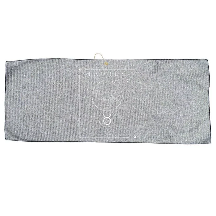 Taurus Earth Element Zodiac Large Microfiber Waffle Golf Towel