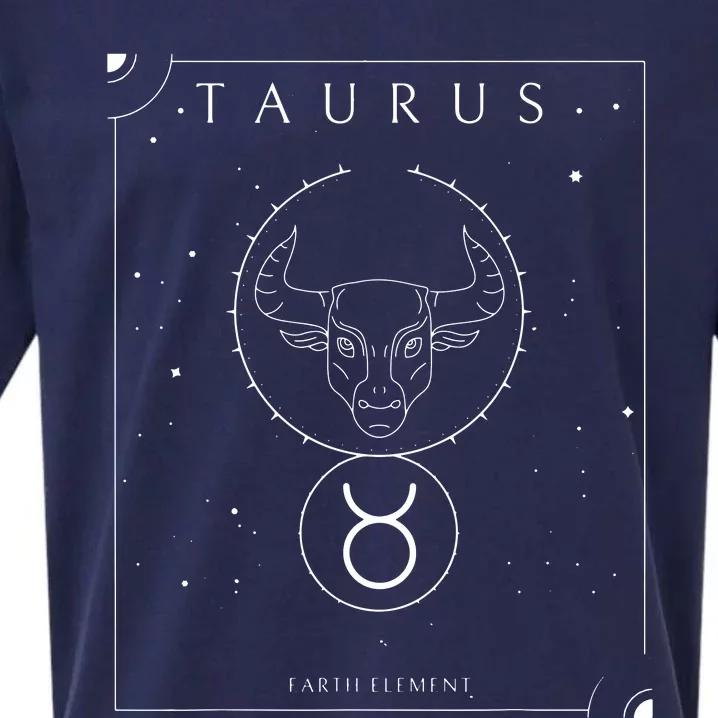 Taurus Earth Element Zodiac Sueded Cloud Jersey T-Shirt