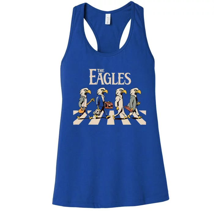 The Eagles Funny s Women's Racerback Tank