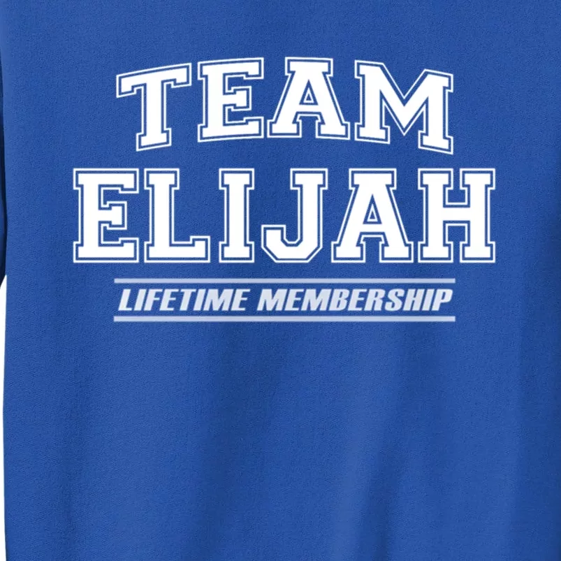 Team Elijah First Name Family Reunion Gift Sweatshirt