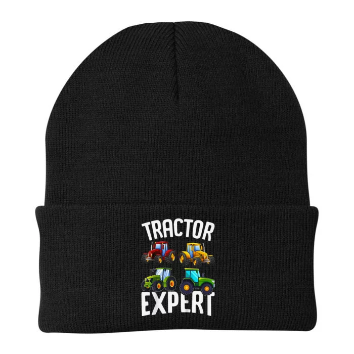 Tractor Expert Funny Tractors Knit Cap Winter Beanie