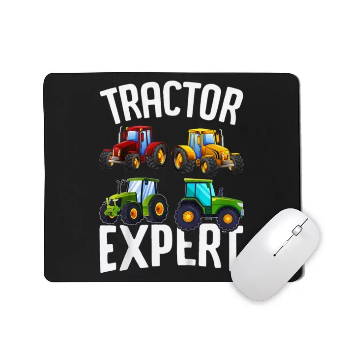 Tractor Expert Funny Tractors Mousepad