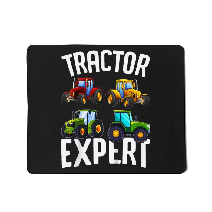 Tractor Expert Funny Tractors Mousepad