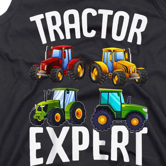 Tractor Expert Funny Tractors Tank Top