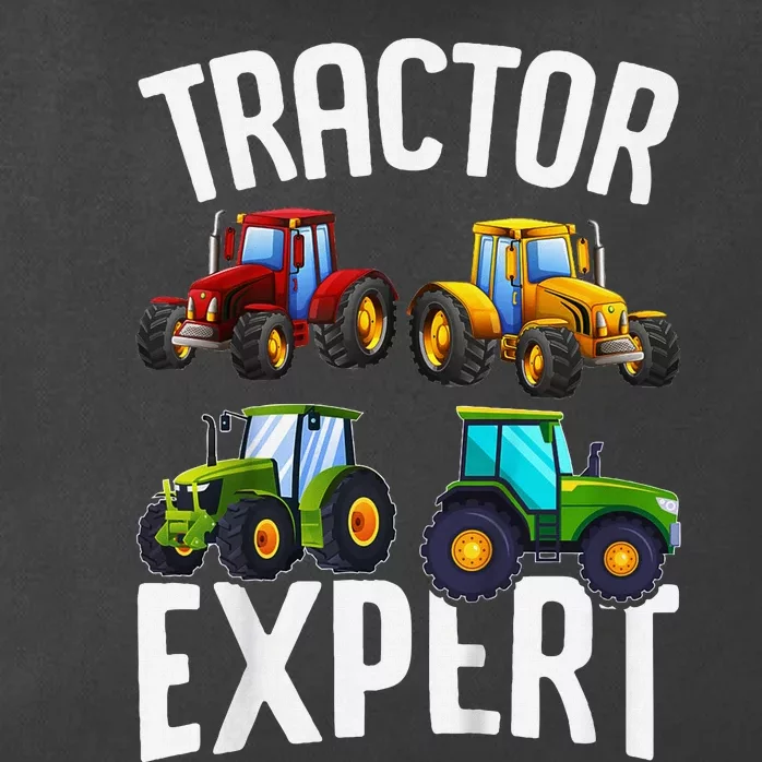 Tractor Expert Funny Tractors Zip Tote Bag