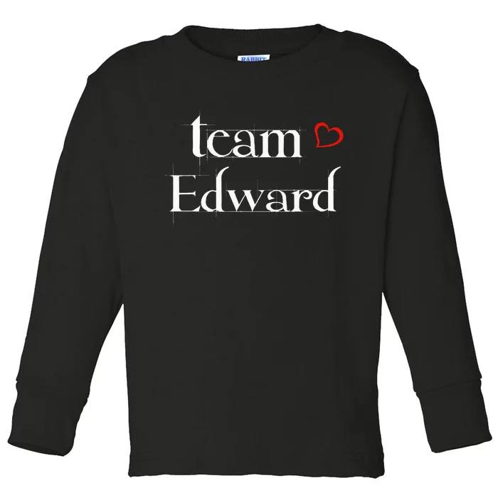 Team Edward Forks Washington La Push Baby Toddler Long Sleeve Shirt