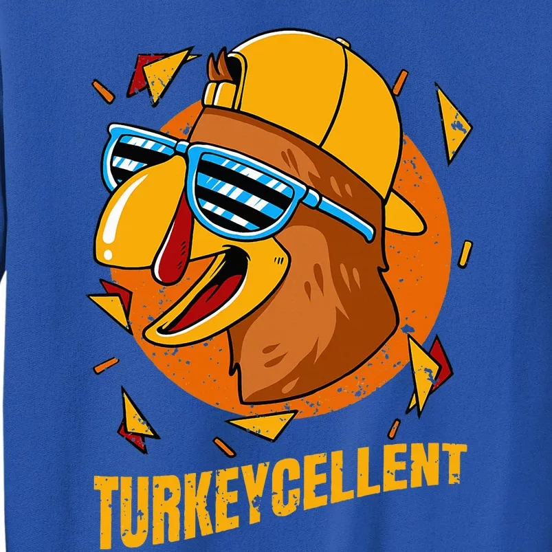 Turkey Excellent Funny Thanksgiving Day Tall Sweatshirt