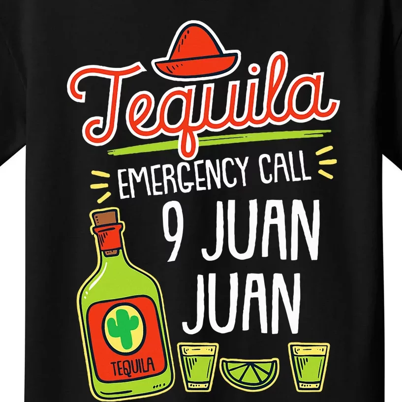 Tequila Emergency Funny Tequila Liquor Kids T-Shirt