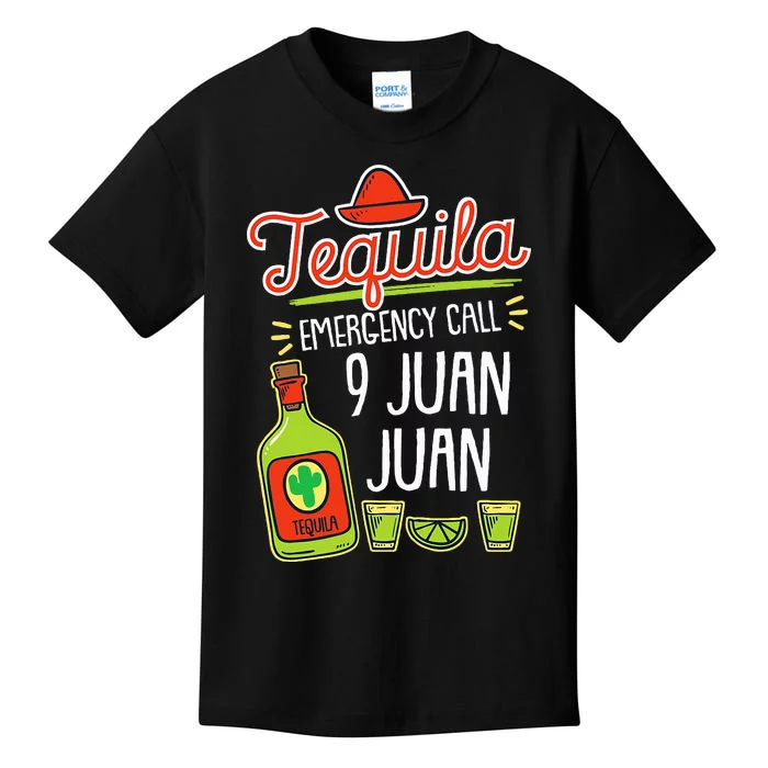 Tequila Emergency Funny Tequila Liquor Kids T-Shirt