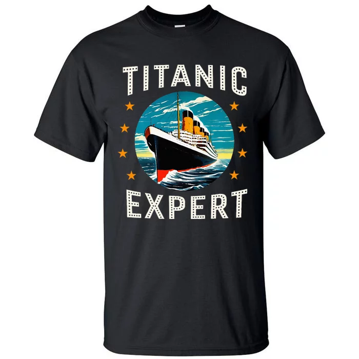 Titanic Expert Funny Rms Titanic Birthday Tall T-Shirt