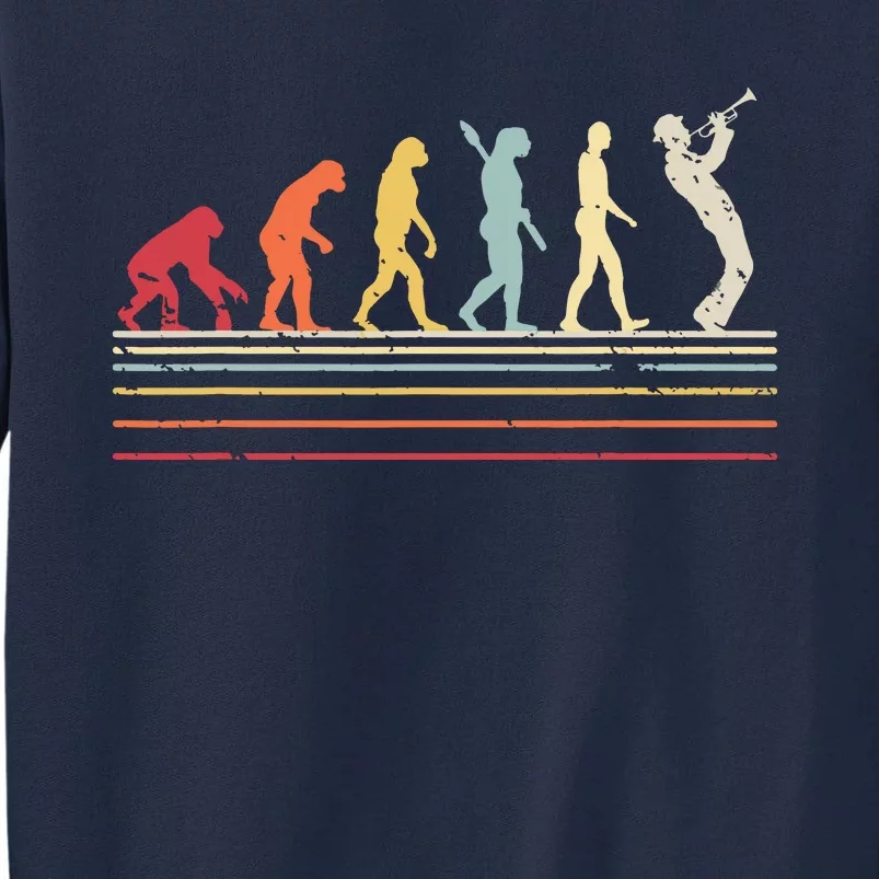 Trumpet Evolution For Trumpet Player Tall Sweatshirt