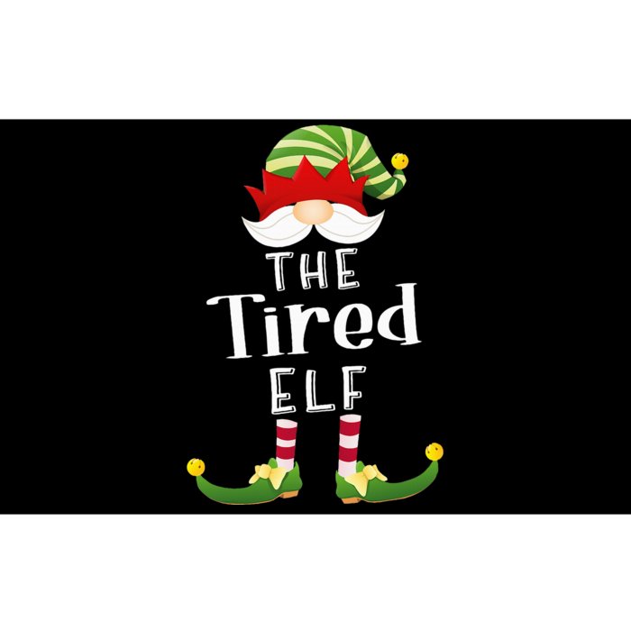 Tired Elf Group Christmas Funny Pajama Party Bumper Sticker