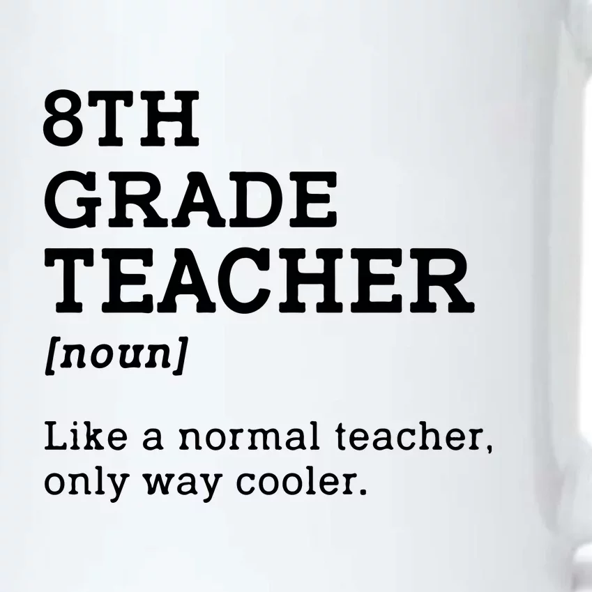 Team Eighth Grade Back To School 8th Grade Teacher Student Black Color Changing Mug