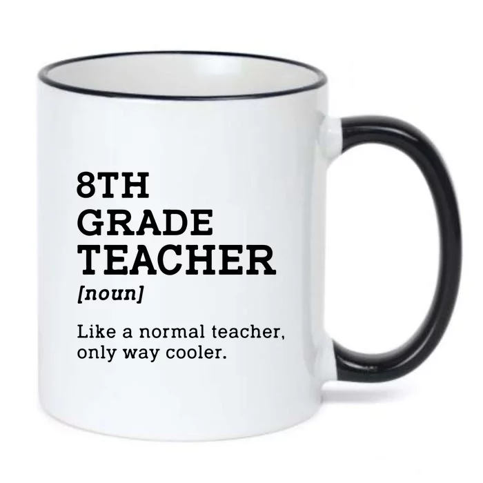 Team Eighth Grade Back To School 8th Grade Teacher Student Black Color Changing Mug