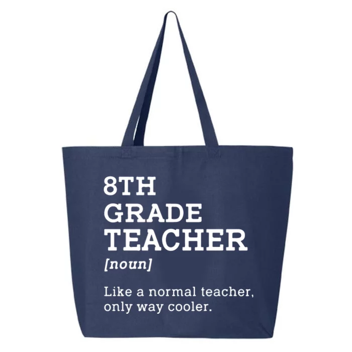 Team Eighth Grade Back To School 8th Grade Teacher Student 25L Jumbo Tote