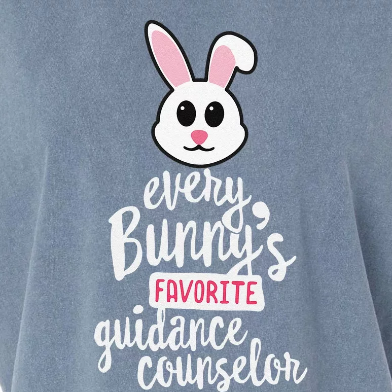 Teacher Easter Gift Bunny Favorite Guidance Counselor Garment-Dyed Women's Muscle Tee