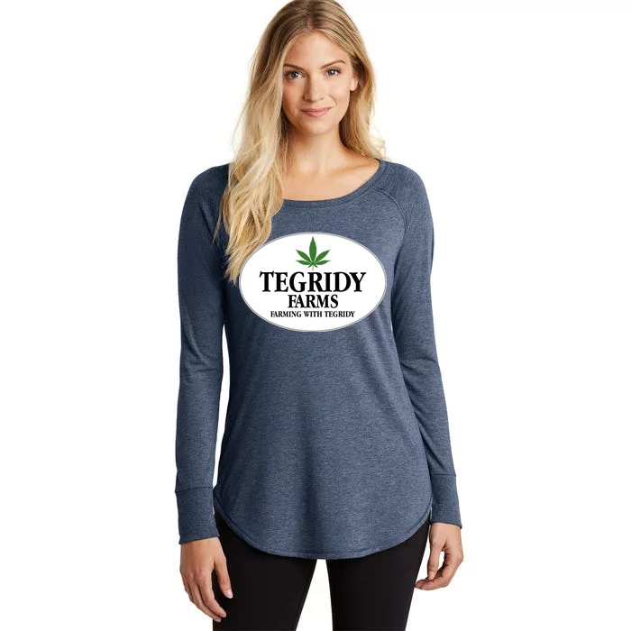 Tegridy Farms Women's Perfect Tri Tunic Long Sleeve Shirt