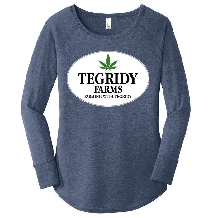 Tegridy Farms Women's Perfect Tri Tunic Long Sleeve Shirt