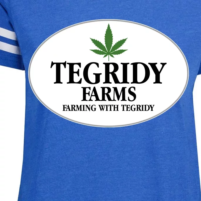 Tegridy Farms Enza Ladies Jersey Football T-Shirt