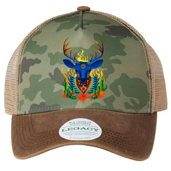 Third Eye Huichol Deer Legacy Tie Dye Trucker Hat