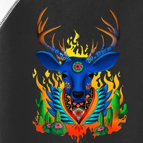 Third Eye Huichol Deer Toddler Fine Jersey T-Shirt