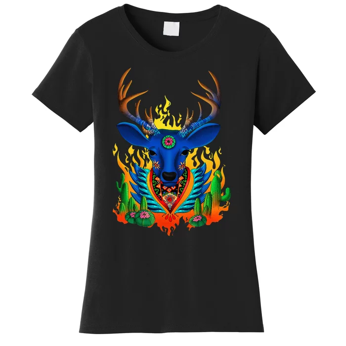 Third Eye Huichol Deer Women's T-Shirt