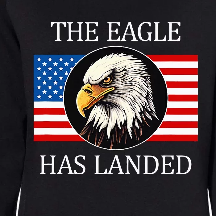 The Eagle Has Landed Womens California Wash Sweatshirt