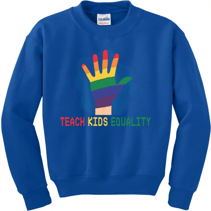 Teach Equality Hu Rights Feminism Gift Kids Sweatshirt