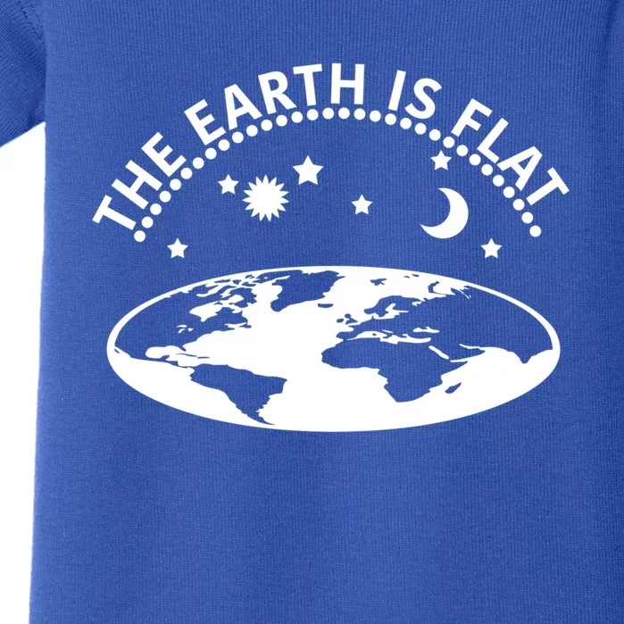 The Earth Is Flat Gift Baby Bodysuit