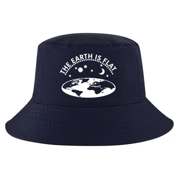 The Earth Is Flat Gift Cool Comfort Performance Bucket Hat