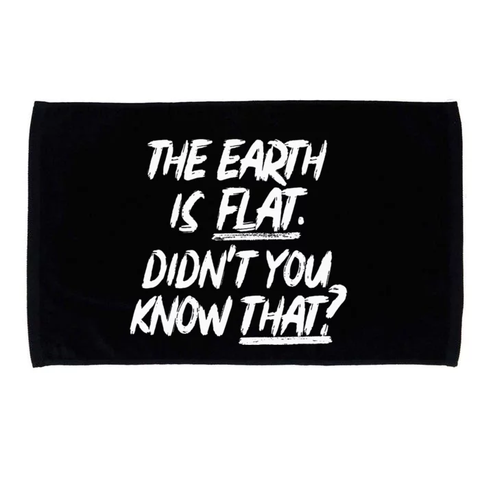 The Earth Is Flat DidnT You Know That Yoongi Flat Earth Microfiber Hand Towel