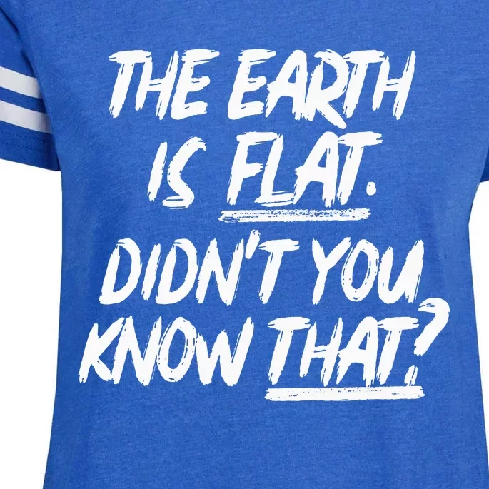 The Earth Is Flat DidnT You Know That Yoongi Flat Earth Enza Ladies Jersey Football T-Shirt