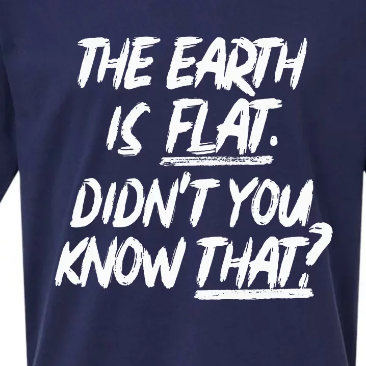 The Earth Is Flat DidnT You Know That Yoongi Flat Earth Sueded Cloud Jersey T-Shirt