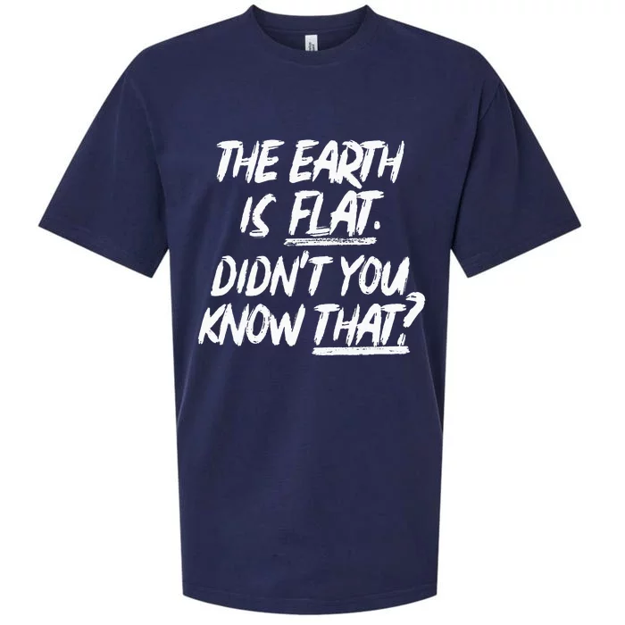 The Earth Is Flat DidnT You Know That Yoongi Flat Earth Sueded Cloud Jersey T-Shirt