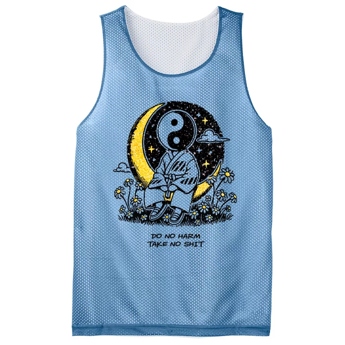 Third Eye Kingdom Do No Harm Take No Shit Mesh Reversible Basketball Jersey Tank