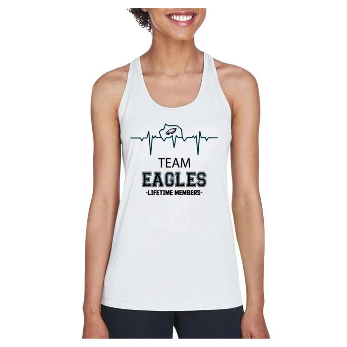 Team Eagle..s Lifetime Members Women's Racerback Tank