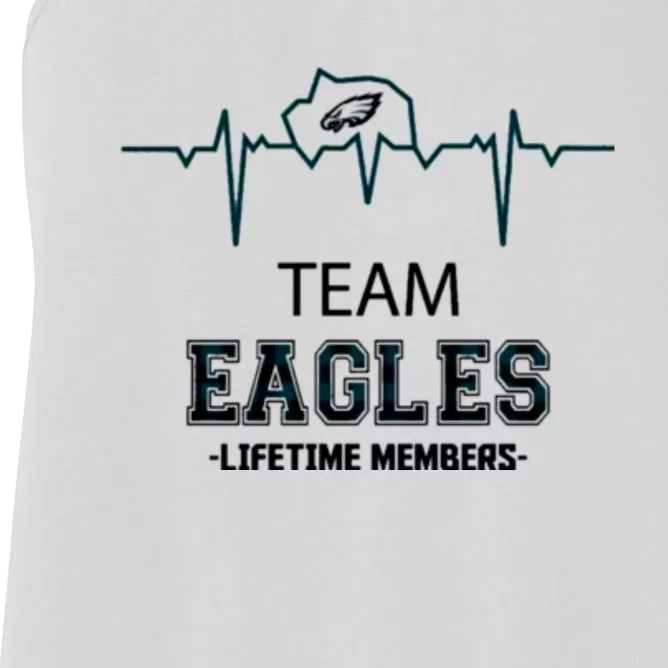 Team Eagle..s Lifetime Members Women's Racerback Tank