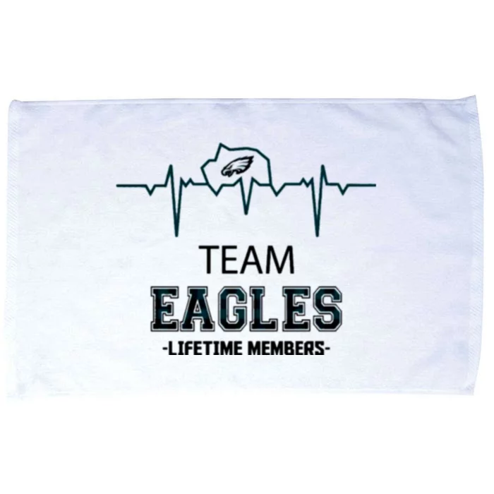 Team Eagle..s Lifetime Members Microfiber Hand Towel