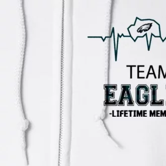 Team Eagle..s Lifetime Members Full Zip Hoodie